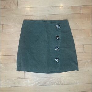 Alter’d State Corduroy Skirt with Buttons. Size small.